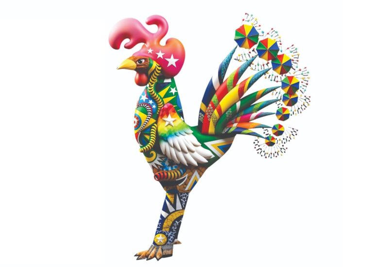 Galo Gigante de Recife: Uma Homenagem a Dom Helder com Coração e Sombrinhas de Frevo