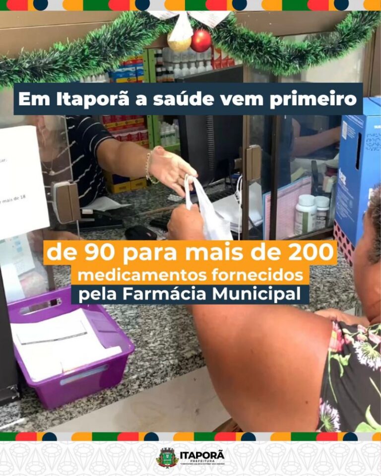 Itaporã Prioriza Saúde com Ampliação da Farmácia Municipal