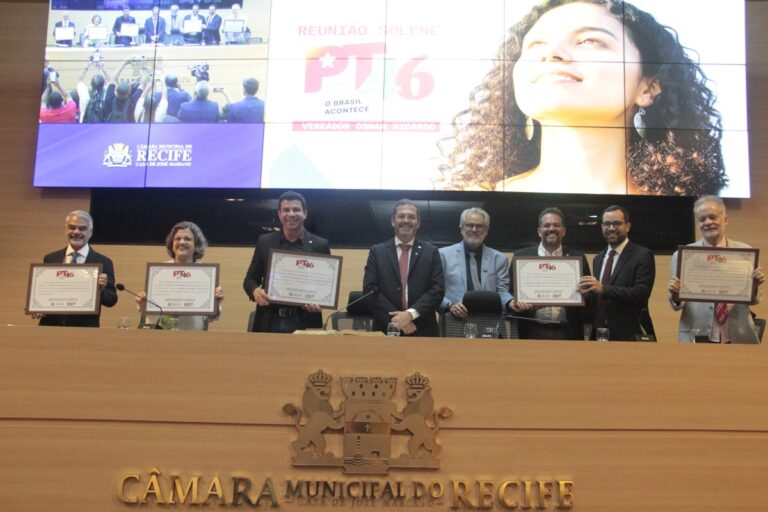 Câmara de Recife Celebra 46 Anos de Fundação do PT com Homenagens Emocionantes