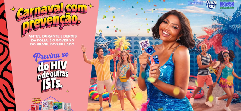 Campanha de Carnaval do Ministério da Saúde Destaca Uso de Camisinha para Prevenção de Doenças Campanha de Carnaval do Ministério da Saúde Destaca Uso de Camisinha para Prevenção de Doenças