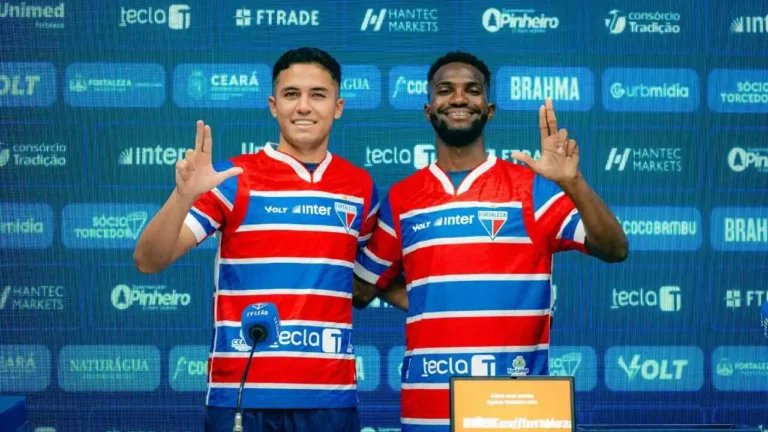 Fortaleza Apresenta Reforços: Paulinho e Vitinho Prometem Impacto na Temporada Fortaleza Apresenta Reforços: Paulinho e Vitinho Prometem Impacto na Temporada