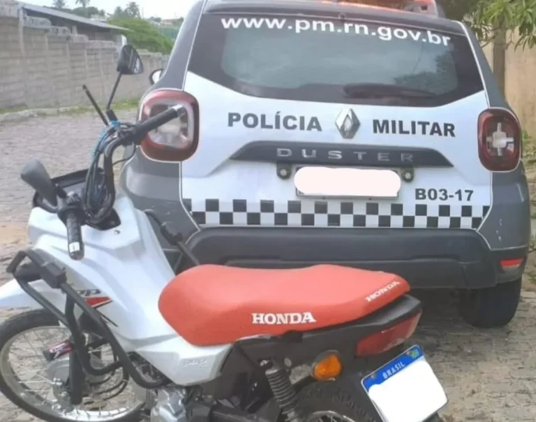 Motocicleta Roubada em Parnamirim É Recuperada em Menos de 24 Horas