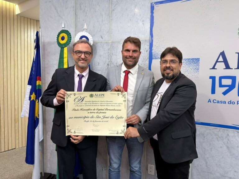 São José do Egito Recebe o Título de Capital Pernambucana da Poesia em Cerimônia Cultural São José do Egito Recebe o Título de Capital Pernambucana da Poesia em Cerimônia Cultural