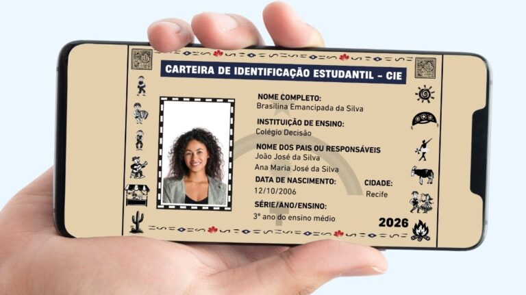Solicitações para a Carteira de Identificação Estudantil 2026 no Grande Recife Já Estão Abertas