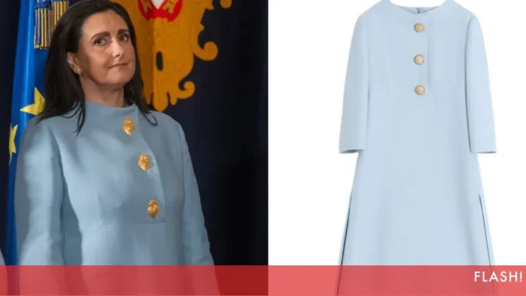 O Vestido da Nova Primeira-Dama: Elegância e Portugalidade em Azul Pastel