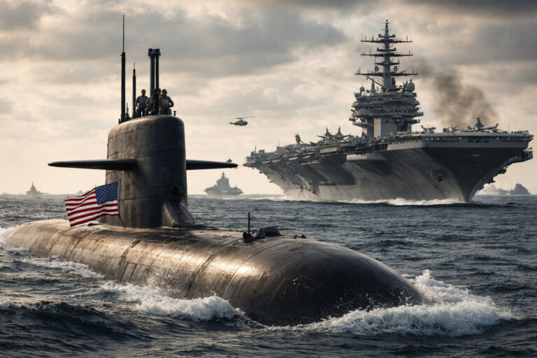 A Rivalidade Naval: Submarinos de US$ 80 milhões desafiando Porta-Aviões de US$ 5,5 bilhões