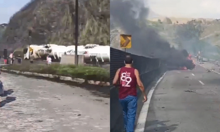 Explosão de Caminhão-Tanque na Dutra Causa Mortes e Interdição na Rodovia
