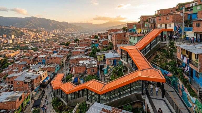 Transformação Urbana: Escadas Rolantes de Medellín Redefinem Acessibilidade e Comunidade
