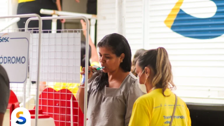 Atendimento odontológico e saúde no Parque Dona Lindu