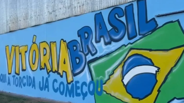Vitória Brasil se transforma em cenário verde e amarelo para a Copa do Mundo 2024