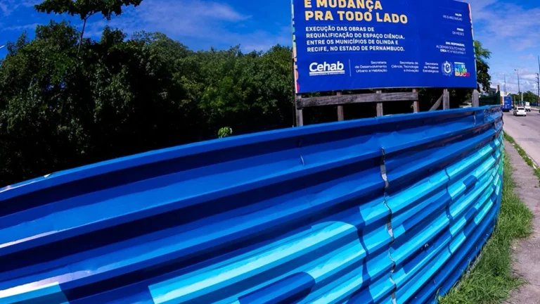 Obras do Espaço Ciência em Olinda enfrentam atrasos e reabertura é adiada